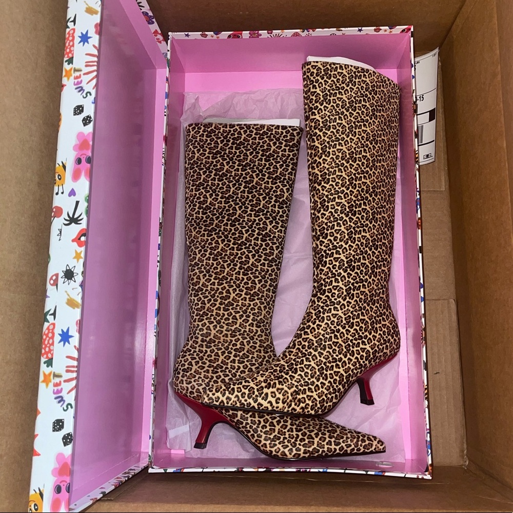 Jeffrey Campbell Animal Print Boots